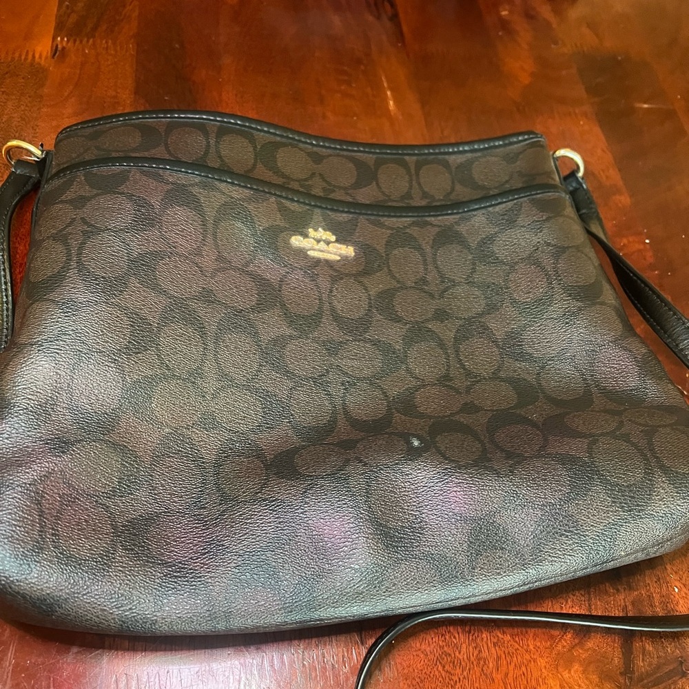 Coach File Crossbody in Signature Canvas